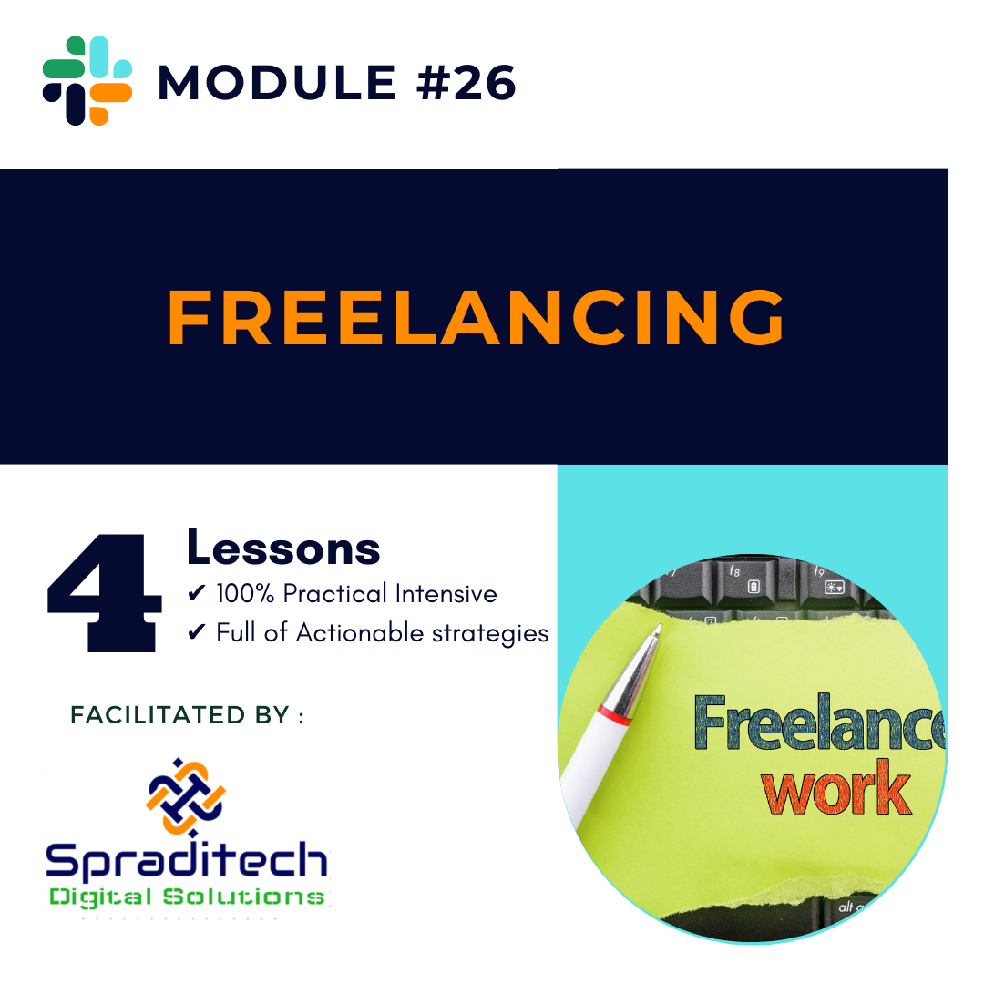 What You Will Learn about Freelancing in Spraditech Digital Marketing Training in Lagos